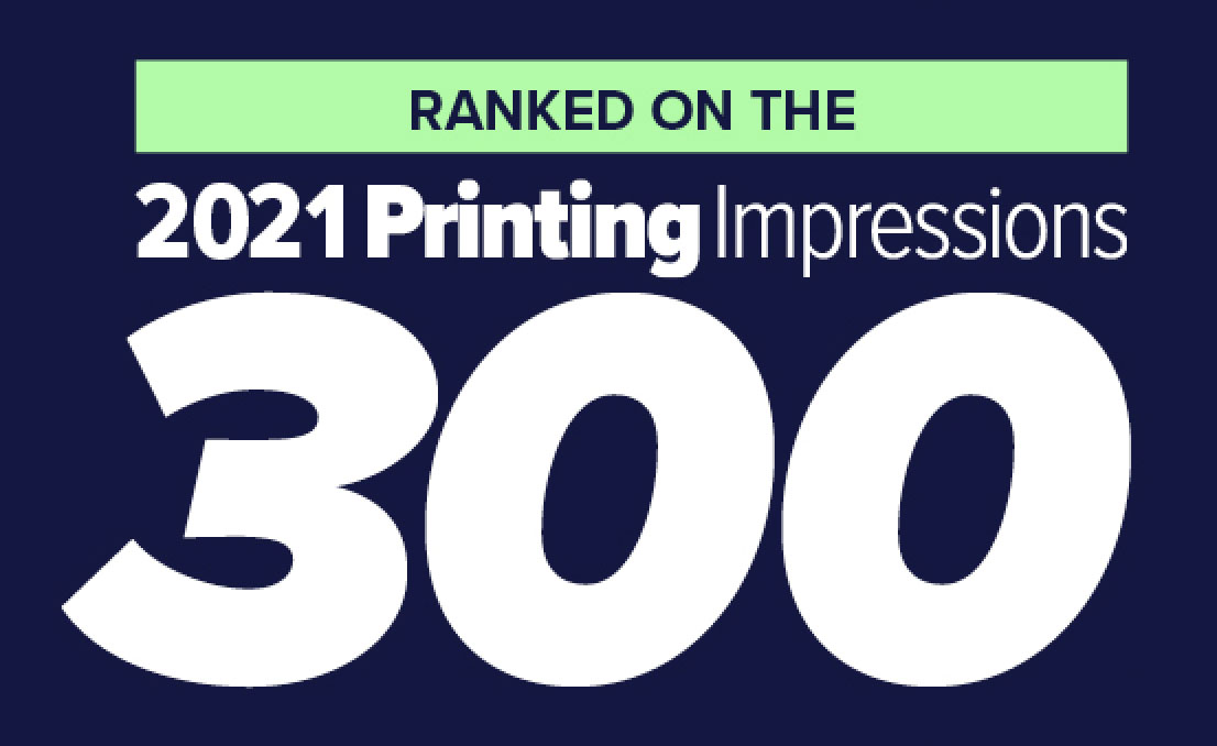 Ranked on 2021 Printing Impressions