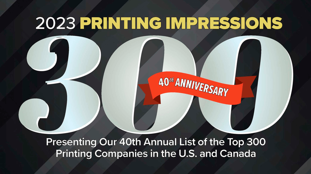 Ranked on 2021 Printing Impressions